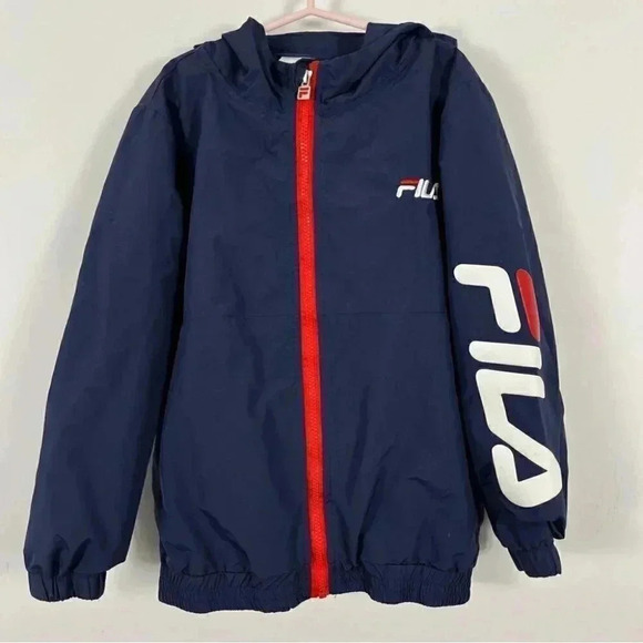 Fila boy windbreaker jacket  size M (7/8) - Picture 2 of 12